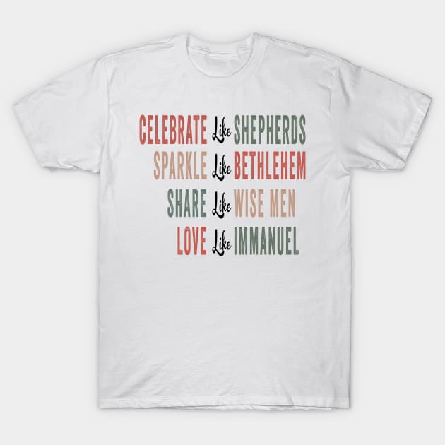 Celebrate like shepherds T-Shirt by Novelty-art